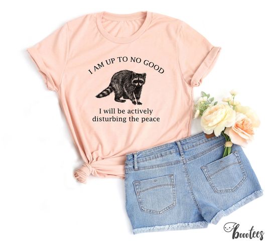 Funny Raccoon Shirt – Animal Lover Gift, Meme Bandit Trash Panda Tee