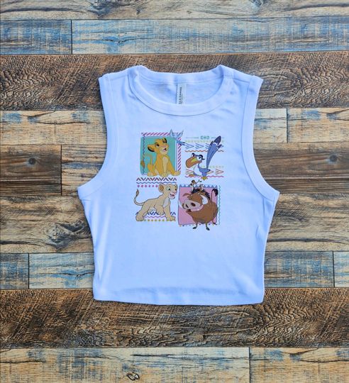 Lion King Friends Crop Tank, Hakuna Matata Baby Tee, Simba Timon Pumba Shirt