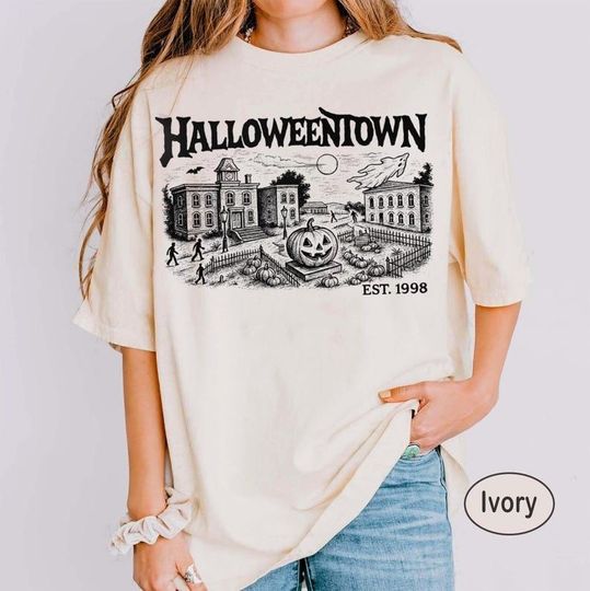 Halloweentown 1998 Shirt, Halloweentown University Shirt Tee, Retro Halloweentown Shirt, Cute Fall Shirt, Halloween Shirt