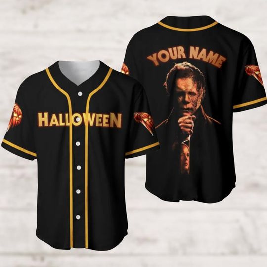 Michael Myers Halloween Baseball Jersey - Classic Movie Character Fan Shirt