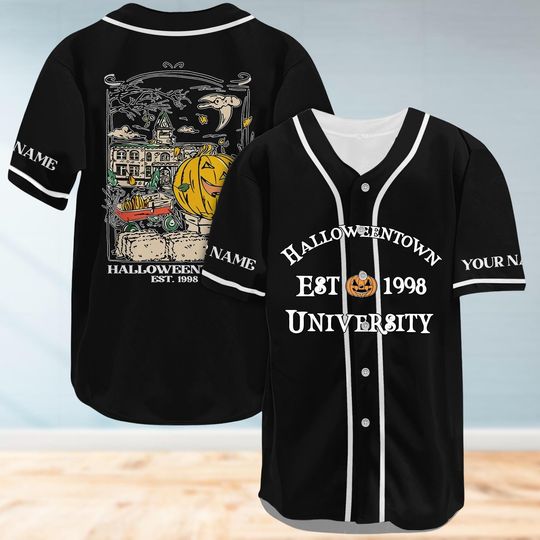 Halloweentown 1998 Baseball Jersey - Custom University Style Halloween Shirt