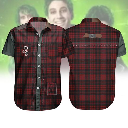 Halloween Disney Zombies Costume Cosplay Shirt, Halloween Costume Button Shirt, Halloween Gift, Spooky Season