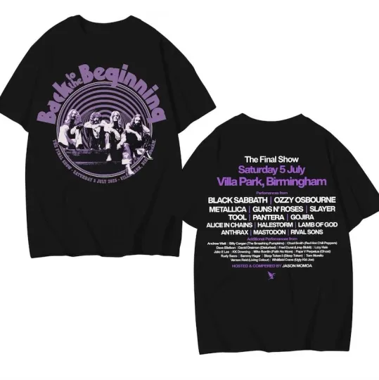 Black Sabbath Shirt Ozzy Osbourne 2025