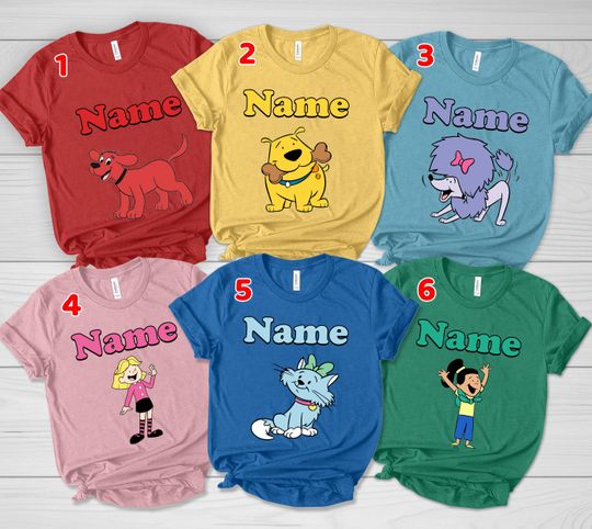 Clifford The Big Red Dog Shirt, Clifford Dog Family Birthday Shirt, Clifford Dog Party Shirt, Clifford Dog Shirt