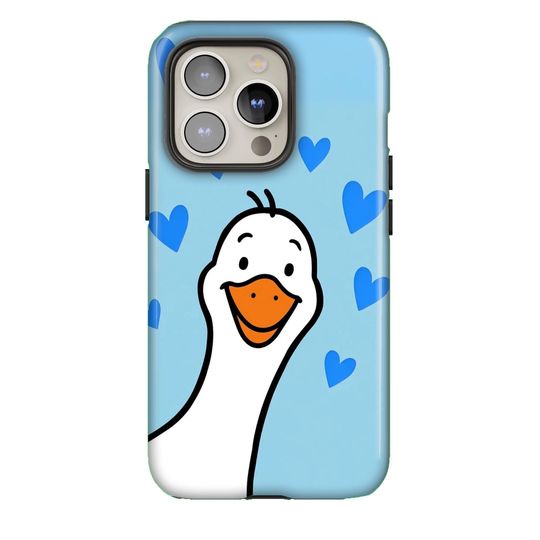Cute Animated Duck iPhone Tough Case – Protective Cover for iPhone