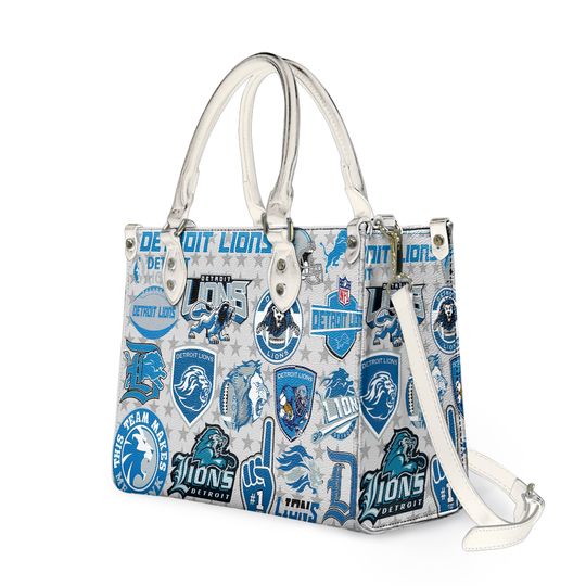 Detroit Football Team Lionss Women Leather Handbag Lovers Gift