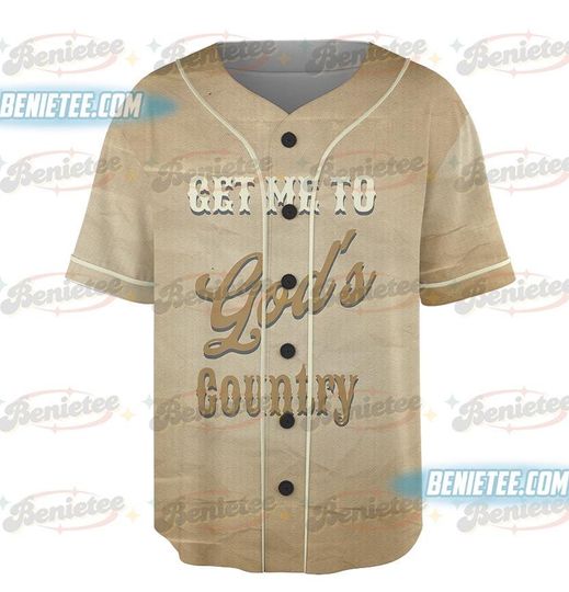 Wallen Western Get Me to Gods Country Baseball Jerseys