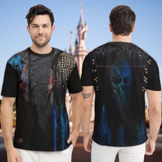 God Of Dead Cosplay Costume 3D Shirt, Shirt, Descendants 3 Halloween Costume For Family Group T Shirt, Disney Halloween Costume