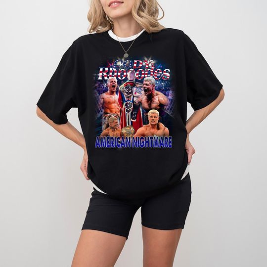 Retro Cody Rhodes 90s T-Shirt, Vintage American Wrestler Tee, Wrestling Entertainment Fan Shirt, Gift for Wrestling Lovers