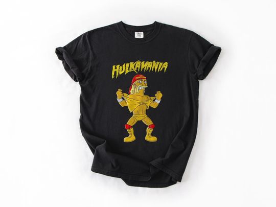 Retro Hulk Hogan 90s Vintage Wrestling T-Shirt Unisex Comfort Colors Tee