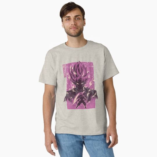 Goku Rose Retoro Classic T-Shirt