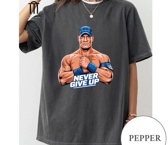 Summerslam Championship T-Shirt, Never Give Up Wrestling Tee, Classic 2000s Wrestling Entertainment Shirt, Comfort Colors Unisex Sport Fan Gift