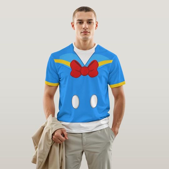 Donald Duck Costume Shirt , donald duck shirt, donald duck outfit, Donald Duck cosplay, Disney costumeDisney Halloween Costume