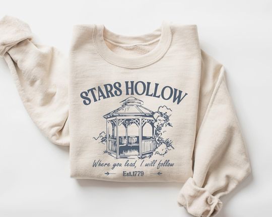 Stars Hollow Sweatshirt – Luke’s Diner Inspired by Where You Lead I Will Follow