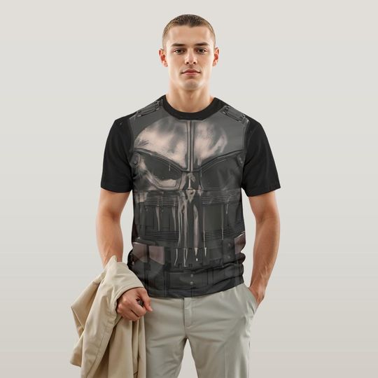 The punisher shirt , The punisher costume tee , The Punisher Cosplay Tee Inspired by Daredevil Born AgainDisney Halloween Costume
