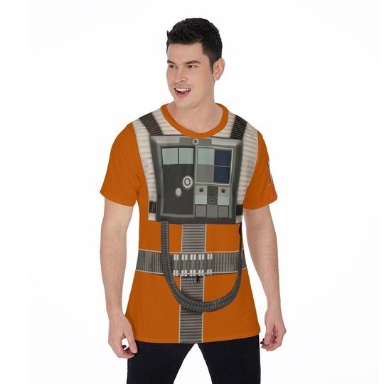 Luke Skywalker Shirt, Star Wars Rebel Flight Suit, Star wars Cosplay, X-Wing Pilot Costume, Star War Costume Shirt,
