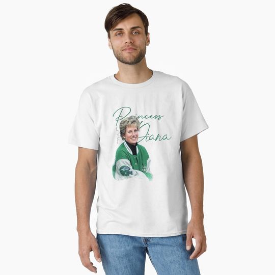 Princess Diana - The Philadelphia Eagles Jacket Classic T-Shirt, Gift For Fan
