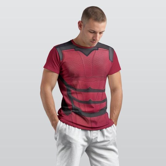 daredevil cosplay shirt , daredevil costume tee , Marvel Daredevil Costume T-Shirt , Daredevil: Born Again