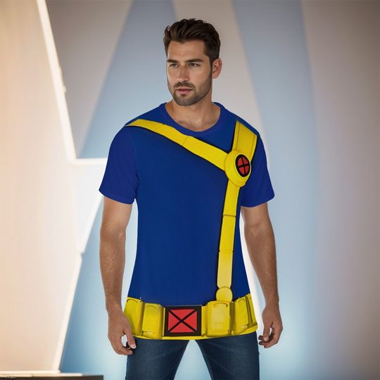 Cyclops Cosplay, X-Men Shirt , X-Men 97 Costume ,Marvel Cosplay Tee
