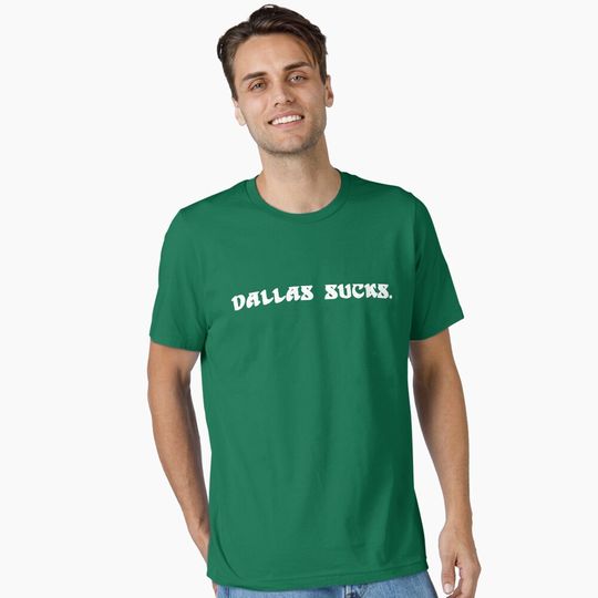 Retro Dallas Sucks - Philadelphia Eagles Kelly Green Essential T-Shirt, Gift For Fan