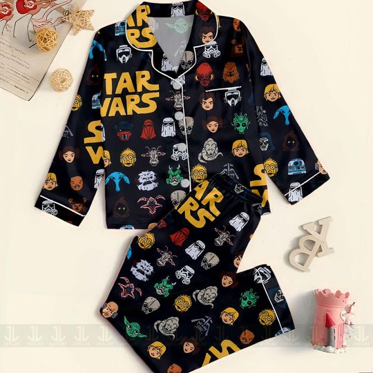 Star Wars Emotion Unisex Pajamas Set, Spooky Season Pajamas