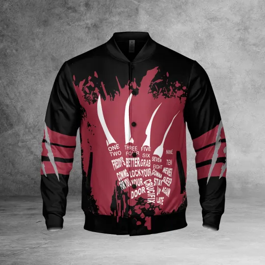 Freddy Krueger Claws Never Sleep Again Best Gift For Horror Fans Jacket