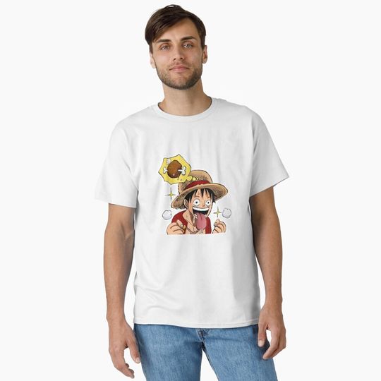 Luffy Niku Classic T-Shirt, Gift For Fan