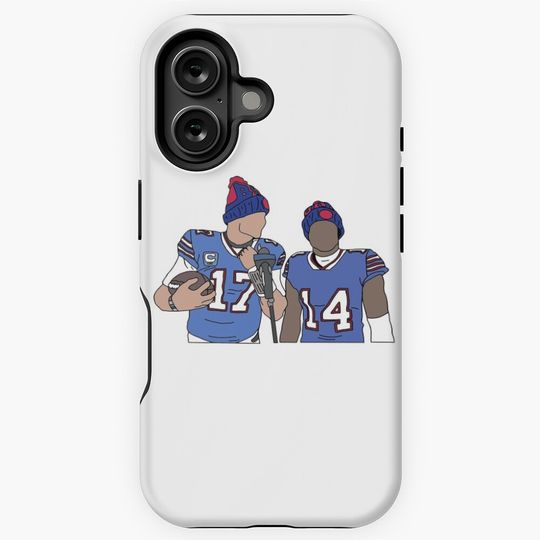 Buffalo Bills, Allen + Diggs iPhone Case, Gift For Fan