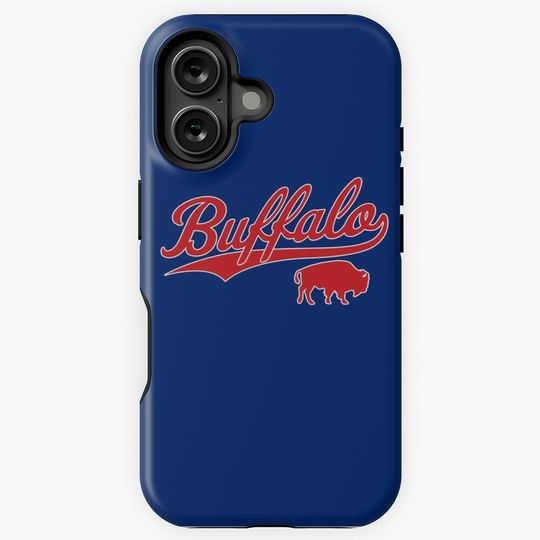 Vintage Bills Mafia NY Buffalo Football Red Art New York Sports Gift iPhone Case