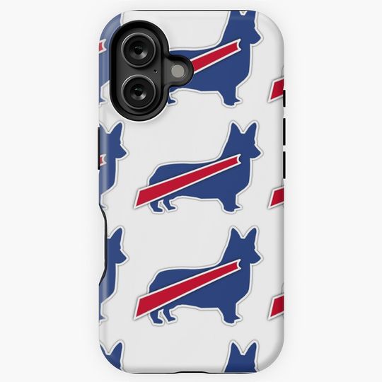 Buffalo Bills Corgi iPhone Case, Gift For Fan