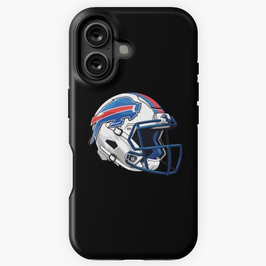 Buffalo Bills Helmet Art iPhone Case, Gift For Fan