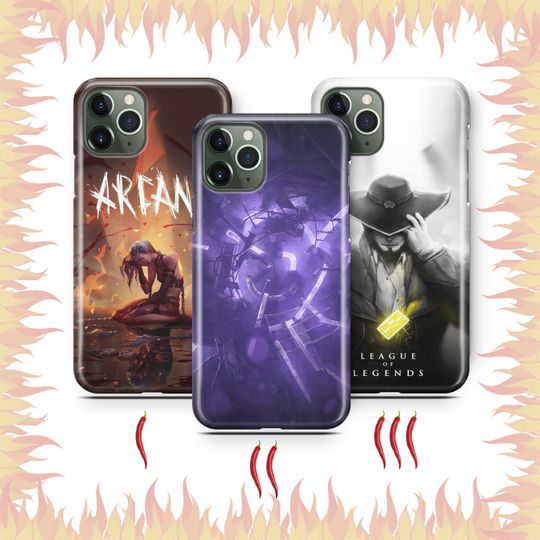 Jinx Arcane iPhone Case - League of Legends K9 Protective Cover