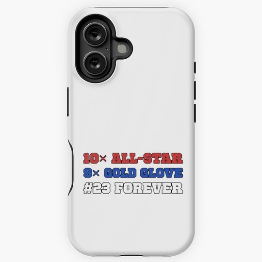 All-Star Gold Glove #23 Forever iPhone Case, Memory of Ryne Sandberg, Gift For Fan