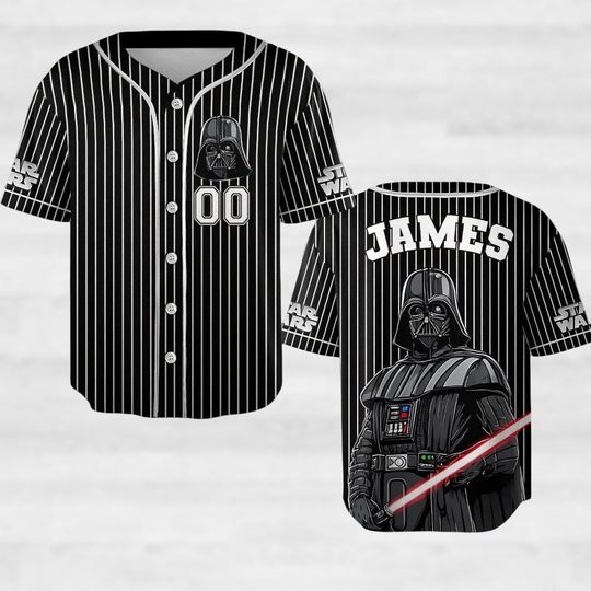 Darth Vader Baseball Jersey, Star Wars Jersey Shirt, Anakin Skywalker Baseball Shirt, Star Wars Jersey For Men, Gift For Him