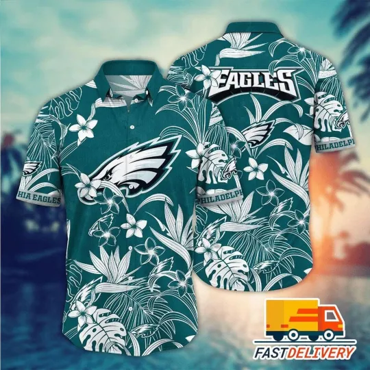 Philadelphia Football Team Eagles Hawaiian Shirt