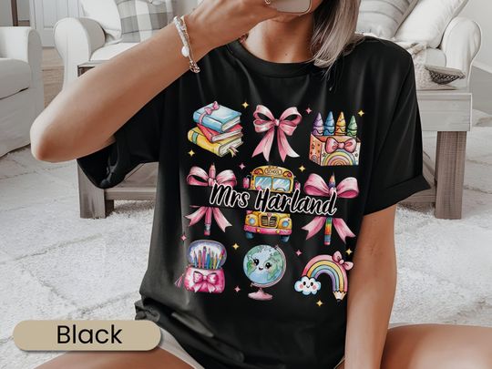 Elementary School Teacher Tshirt Back to School Team Department Shirts Gift Ready for School Preppy Teacher gift gift for her Comfort Color