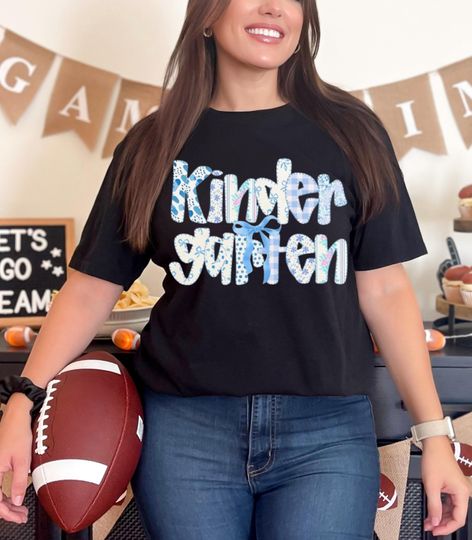 Kindergarten Teacher Shirt, Kindergarten  Shirt, Kinder Crew, Kinder Garten Teacher Back to School Shirts  Pre-K Teacher  Teacher