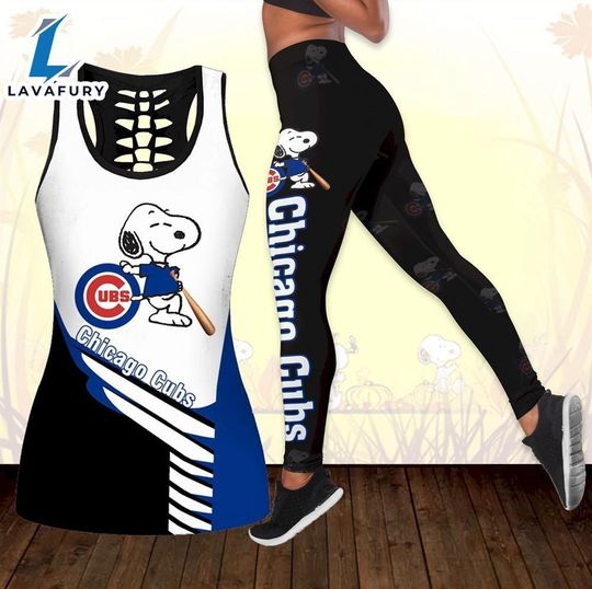 Chicago Cubs All Over Print 3D Tank Top Leggings Perfect Gift For Halloween