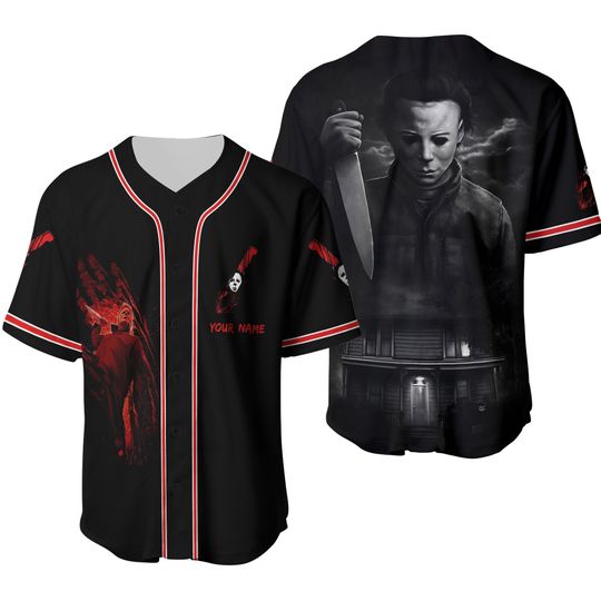 Personalized Michael Myers Jersey, Michael Myers Baseball Jersey