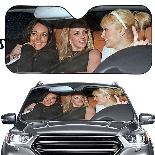 Britney Spears Music Icon Car Sun Shade, Pop Princess Auto Sunshade