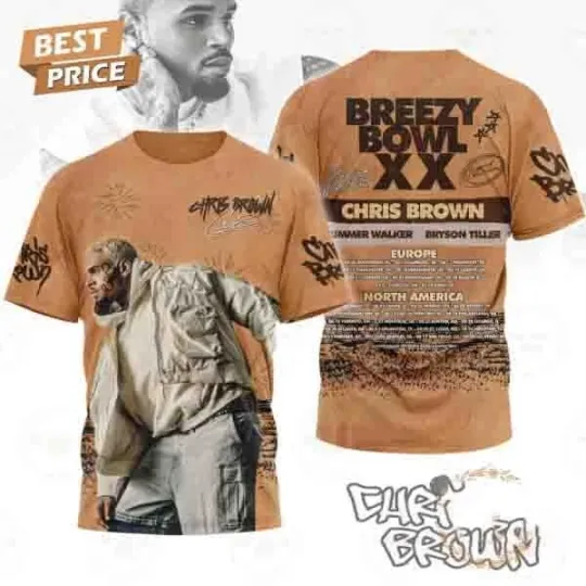 Breezy Bowl XX Chris Brown 2025 Limited Edition T-Shirt