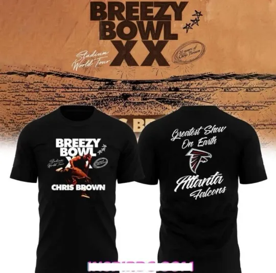 Breezy Bowl XX Chris Brown x Atlanta 2025 Shirt