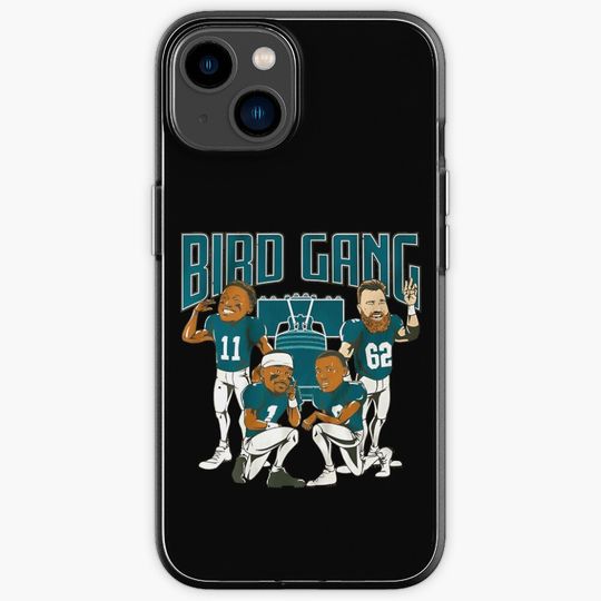 BIRD GANG PHILADELPHIA E.A.G.L.E.S S.U.P.E.R B.O.W.L CHAM.PIONS 2023 iPhone Case, Gift for Fan