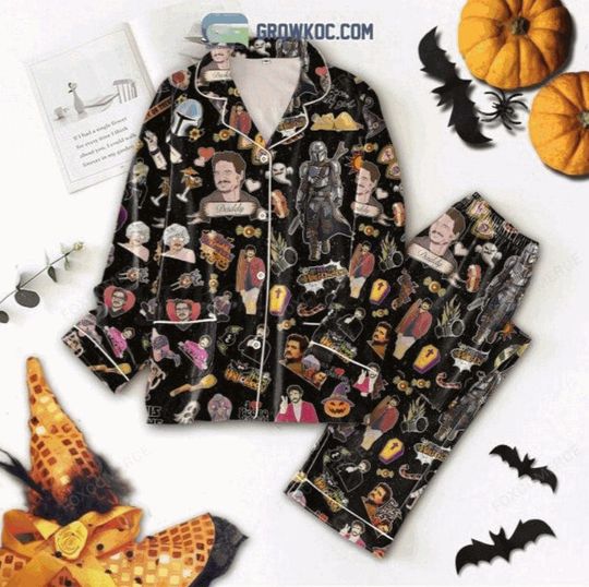 Pedro Pascal Halloween Pajamas  Star Wars The Last of Us Set