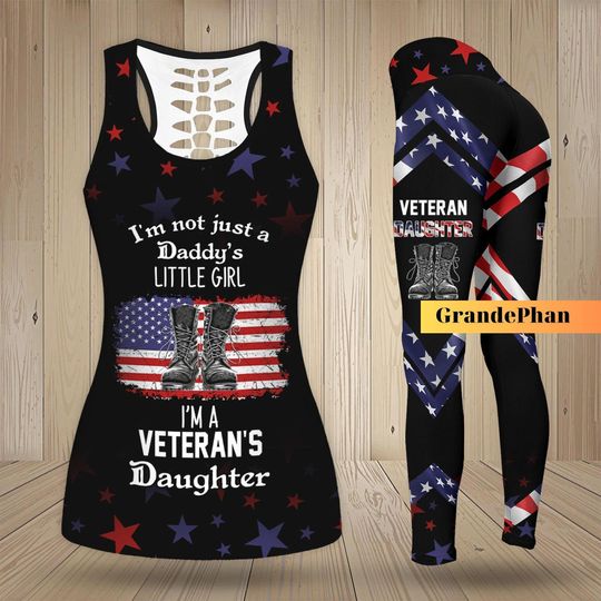 Veteran Tank Top, Veteran Legging Set, Military Veteran Tank Top, Army Veteran, Military Shirt