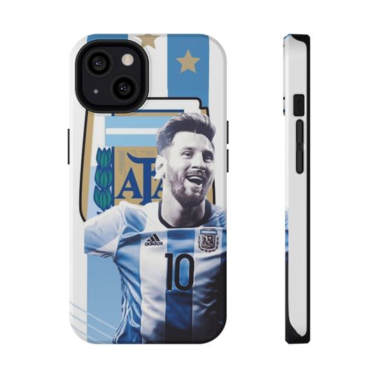 Messi iPhone Case, Impact-Resistant Football Cover for Fans
