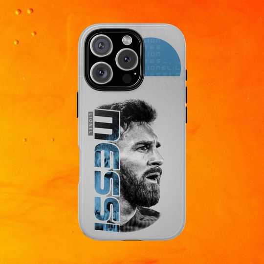 Lionel Messi iPhone Case, Unique Limited Edition Tough Phone Cover