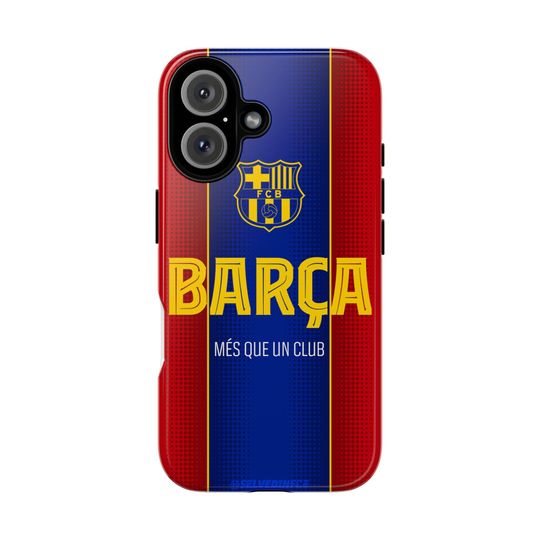 FC Barcelona iPhone Case, Tough Protective Cover for Soccer Fans