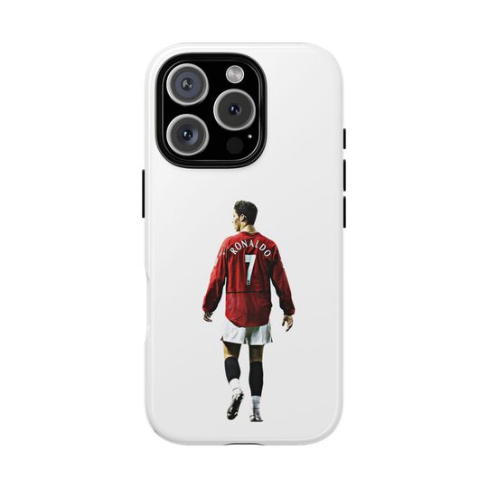 Cristiano Ronaldo Phone Case for iPhone, Football Protective Phone Case