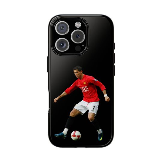 Cristiano Ronaldo Phone Case for iPhone, Football Gift fof fan